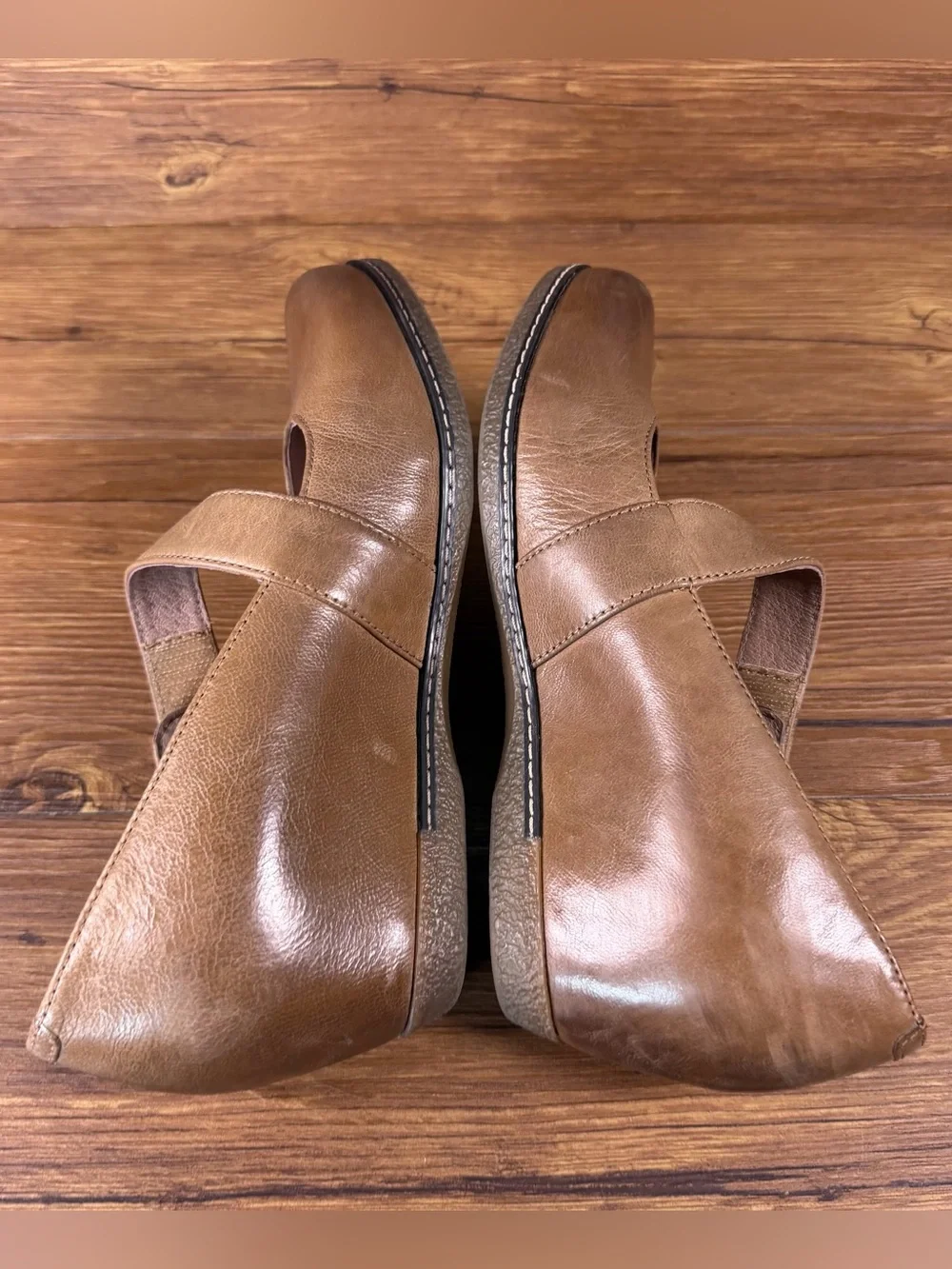 Dansko Lanie Wedge Mary‎ Jane Nubuck Leather Women’s Size 6 (36) Shoes